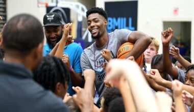 Hornets’ Brandon Miller on giving back, his right wrist, ‘big bro’ Muggsy Bogues