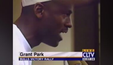 Michael Jordan expressed a desire to bring Chicago multiple titles during the 1996 Championship parade - "I want us to be remembered as champions, not once, not twice, not three times, not even four times".
