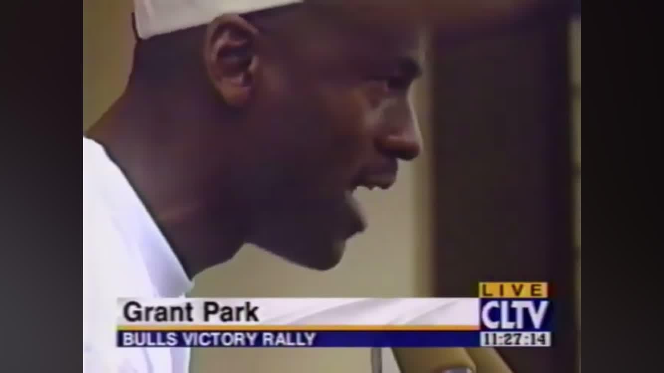 Michael Jordan expressed a desire to bring Chicago multiple titles during the 1996 Championship parade - "I want us to be remembered as champions, not once, not twice, not three times, not even four times".