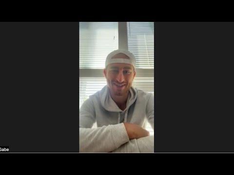 Media availability with Jets winger Gabriel Vilardi after signing his six-year deal