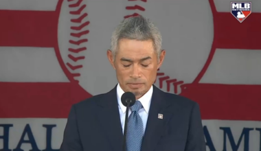 Ichiro Suzuki during his Baseball Hall of Fame induction speech: "And to the Miami Marlins, I appreciate David Samson and Mike Hill for coming today. Honestly, when you guys called to offer me a contract for 2015, I had never heard of your team."