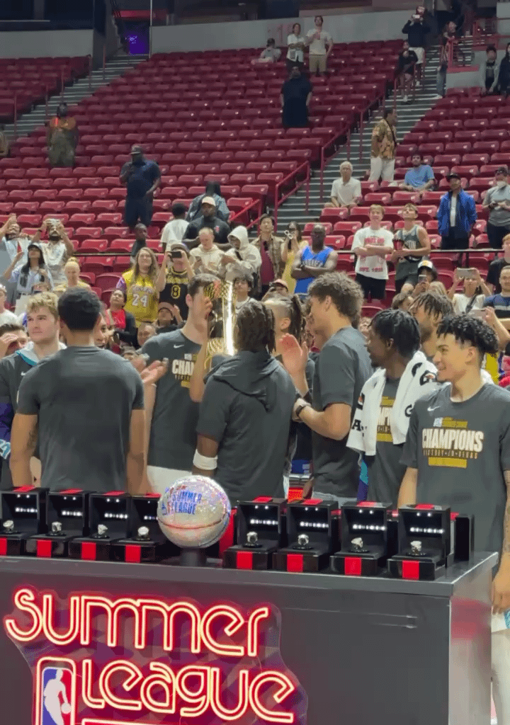 The No. 4 pick of the NBA Draft, Kon Knueppel, is the NBA Summer League Championship Game MVP.