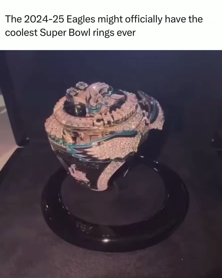 Super Bowl rings have officially jumped the shark.