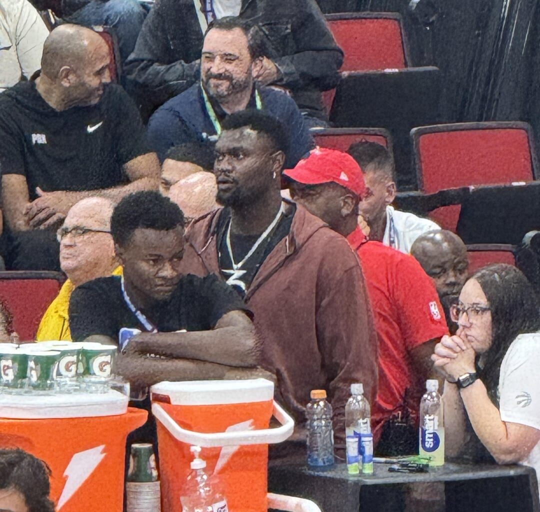 Zion’s at the Trailblazers game