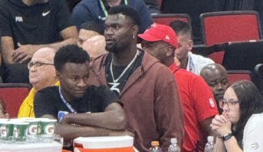 Zion’s at the Trailblazers game