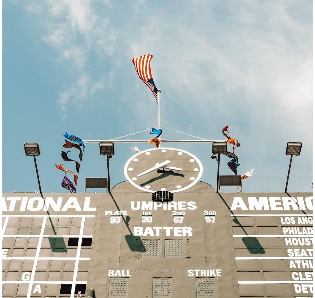 Pics from today’s win against Boston from dead centerfield