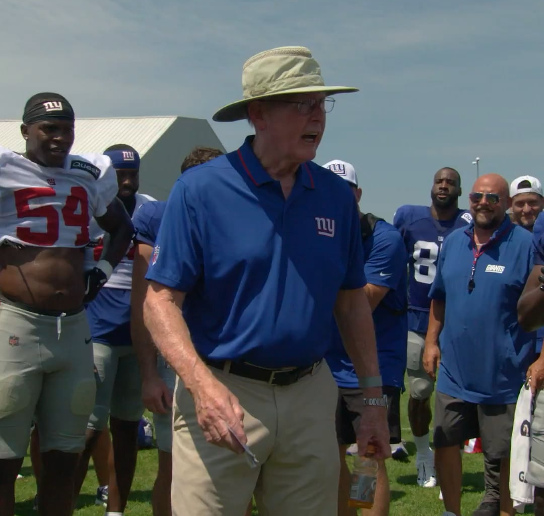 Coach Coughlin team talk