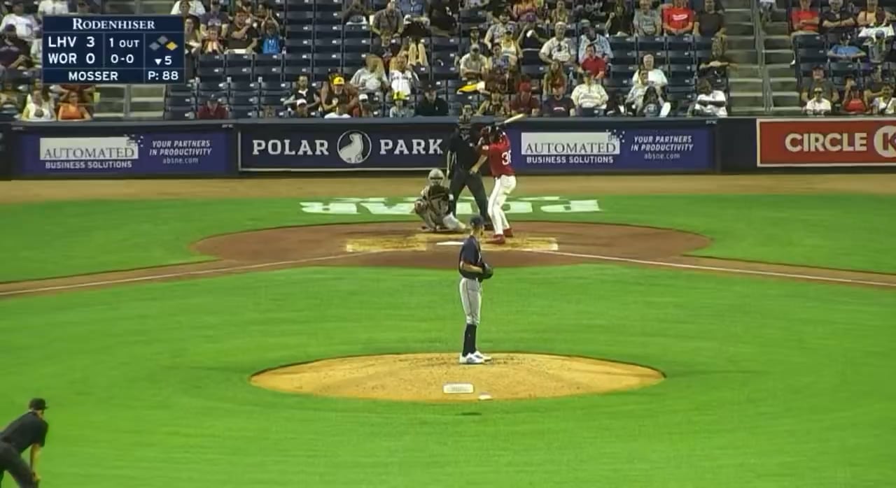 Kristian Campbell hits another HR in Worcester. OPS now up to .834 after starting slow