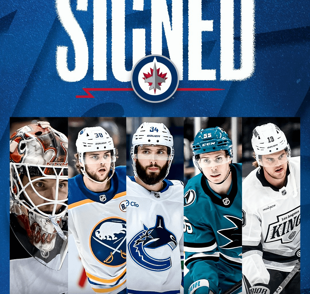 I saw nobody posted about this, so here we go. The Jets signed 5 other players 7hrs ago!(Isaac Poulter, Kale Clague, Phil Di Giuseppe, Walker Duehr and Samuel Fagemo)