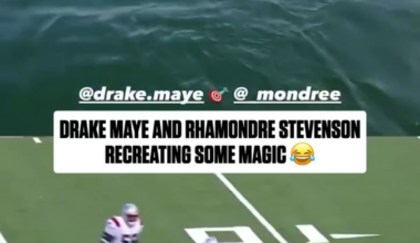 making plays on land and water 🌊😂