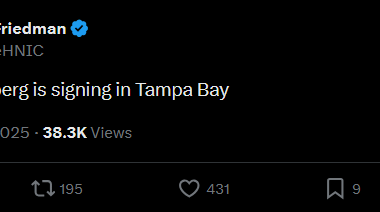 Pontus Holmberg to the Bolts