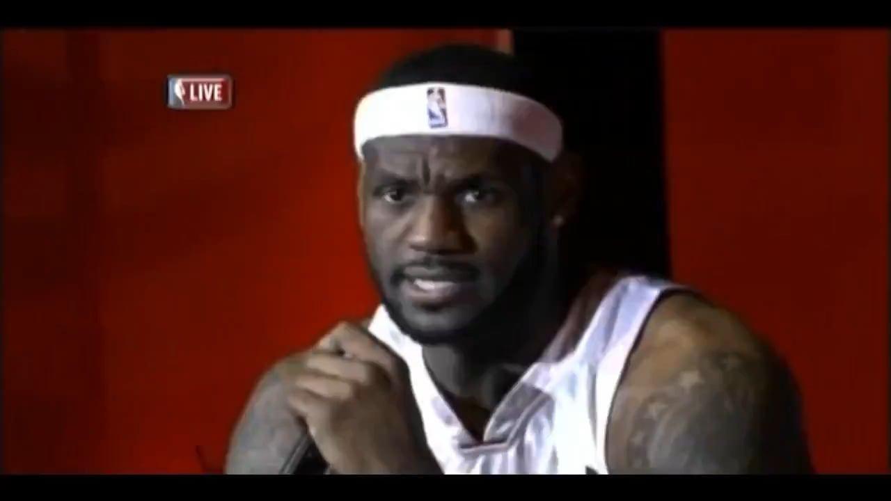 LeBron James 15 years ago today: "Not 1, not 2, not 3, not 4, not 5, not 6, not 7..."