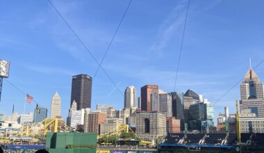 Repped the Rays in Pittsburgh last night, next up, Cleveland!