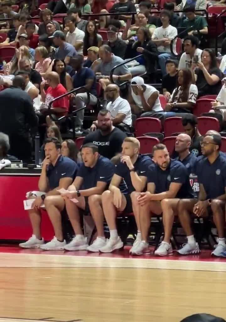 Nikola Jokic’s brother is here for the final day of NBA Summer League. Nuggets don’t even play today