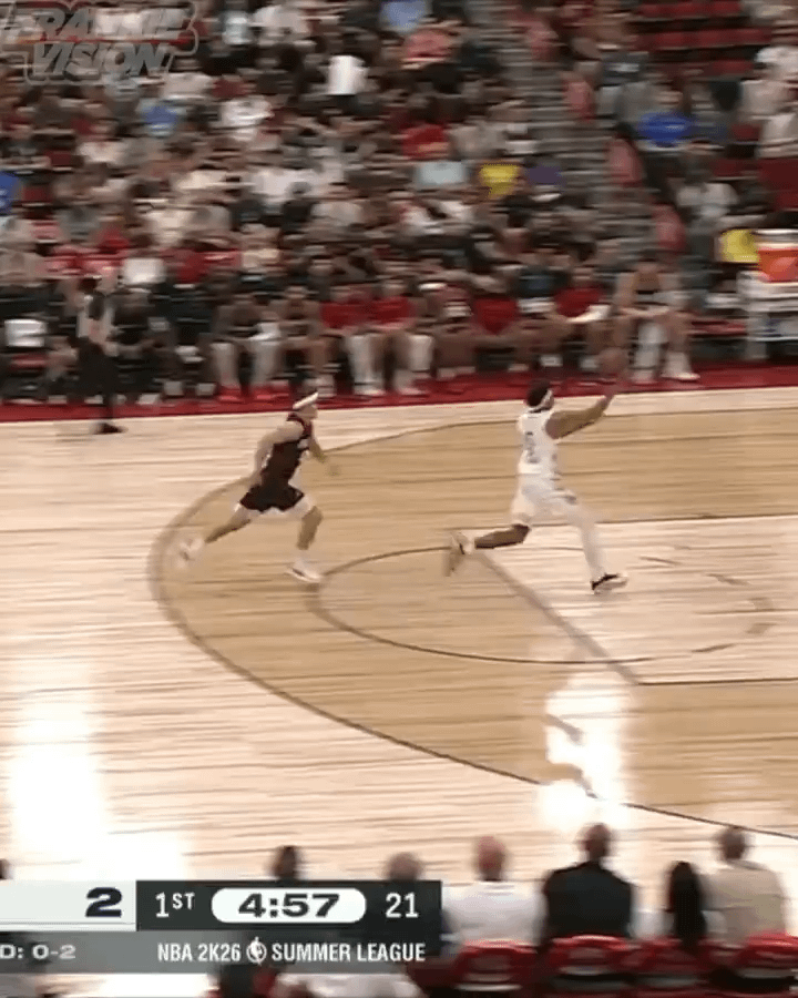 Jeremiah Fears put up 14 PTS (6/11 FG), 3 REB, 2 STL in SL vs. Blazers