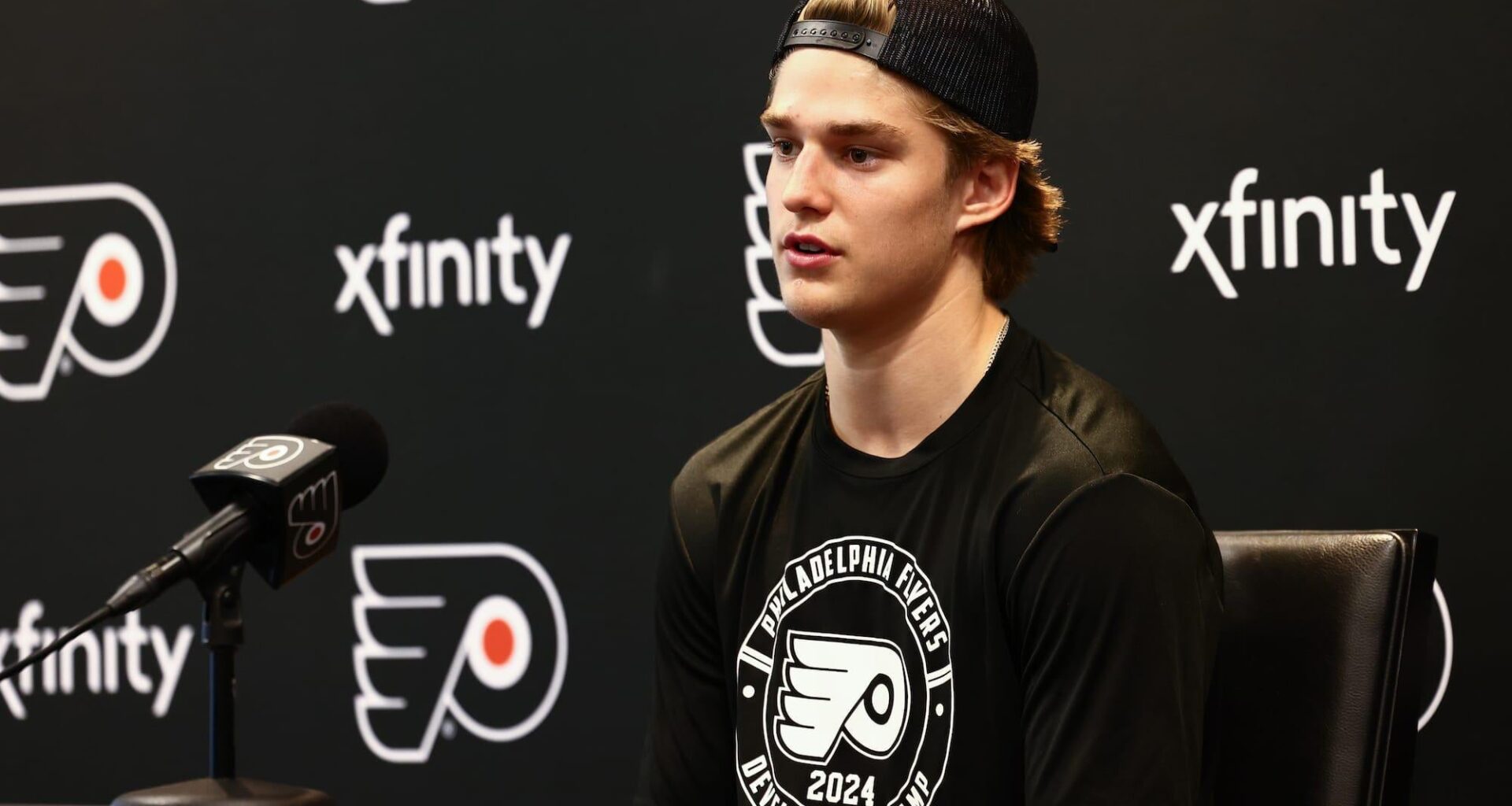 Denver Barkey won’t stop asking to get on the ice with Flyers