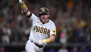 [Levitt] A note about today’s game: Jake Cronenworth will set a new Padres record for starts at second base. This will be Cronenworth’s 431st start at second base for the Padres.