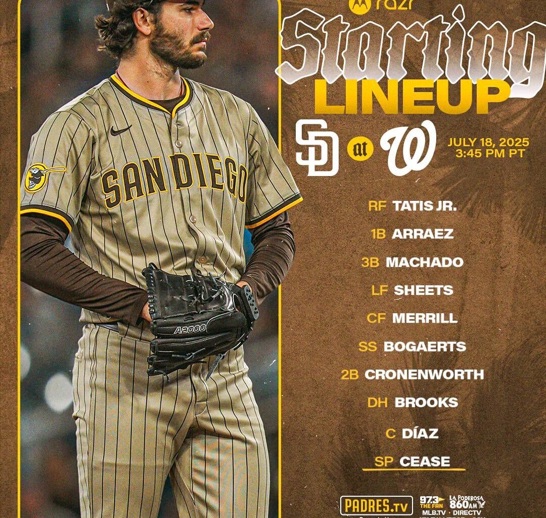 [Padres] Clocking in.