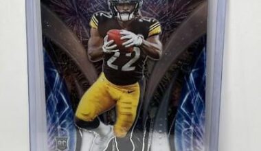 A real Najee Harris card the aged poorly