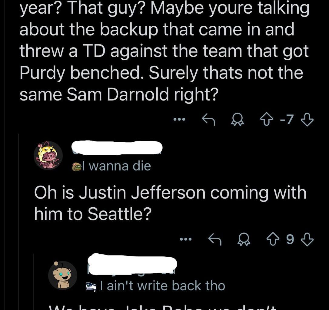 Least Delusional Seahawks Fan.