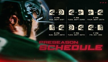Minnesota Wild Announces 2025-26 Preseason Schedule | Minnesota Wild