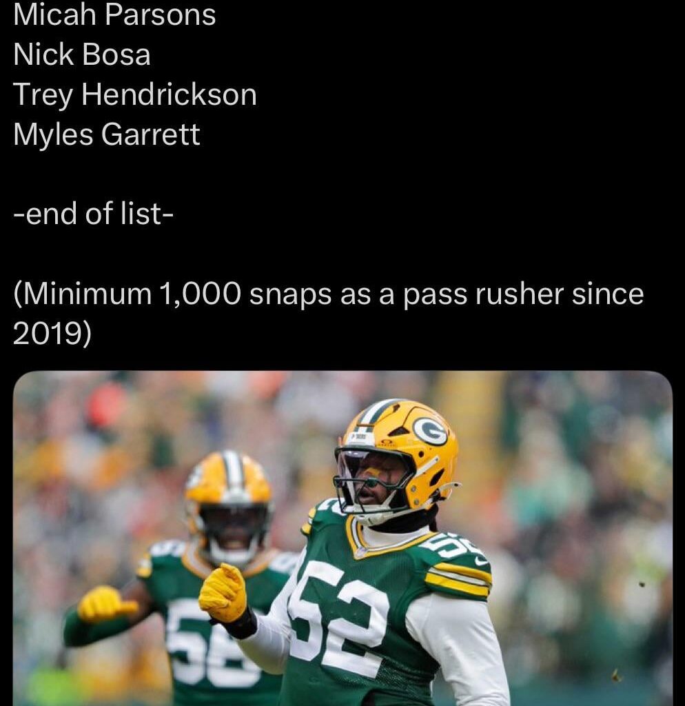 The Rashan Gary hate on here is wild