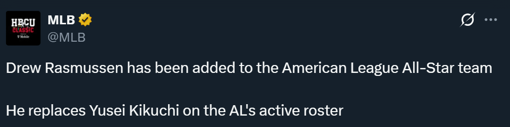 i guess we don't have an all star representative?