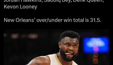 The Pelicans' current projected rotation next season: