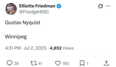 [Friedman] Gustav Nyquist to Winnipeg