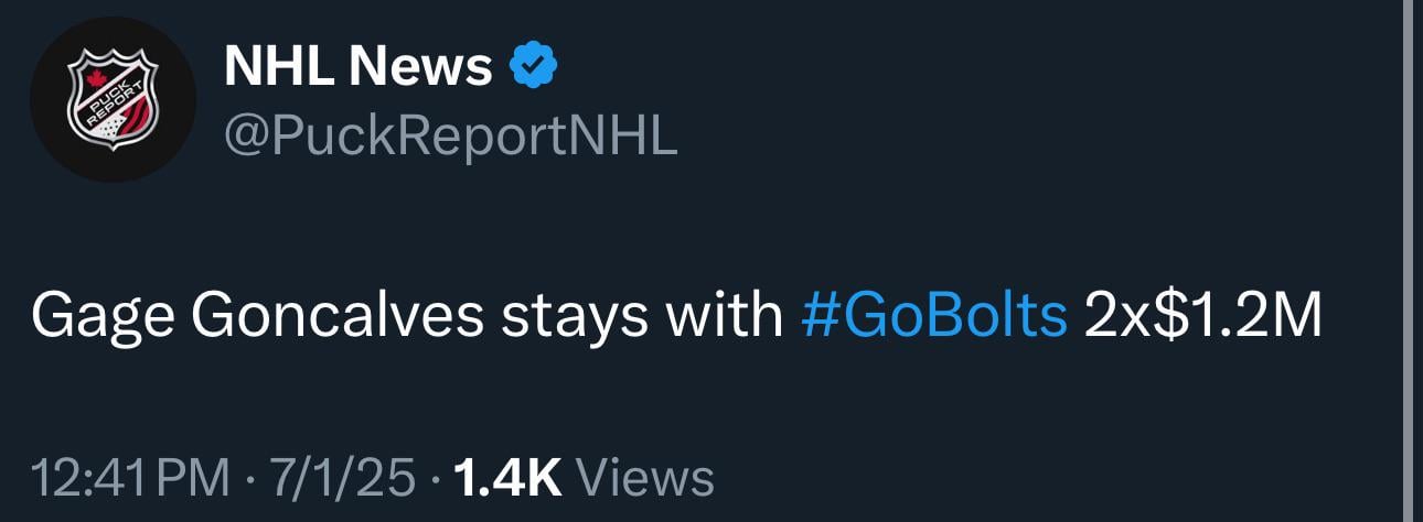 Gage is staying home