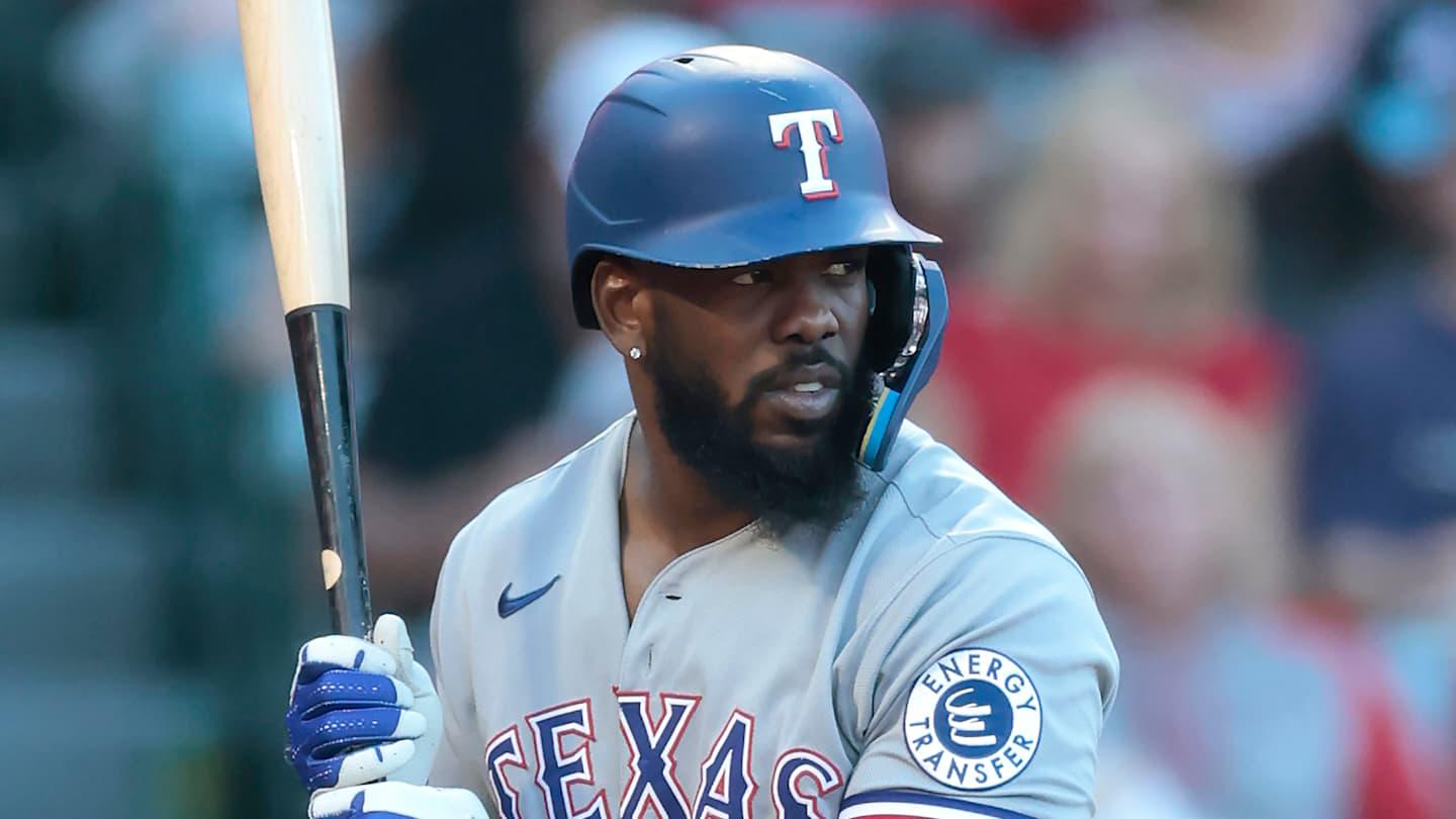 Adolis García listed as outfield trade fit for Royals ahead of Thursday's trade deadline