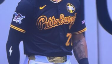 Is Pham rocking a snakeskin belt!?