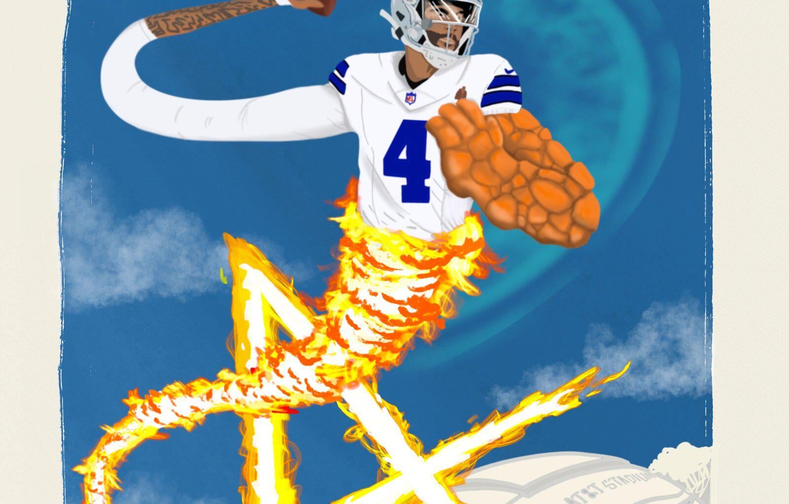 The playoffs is when he turns invisible