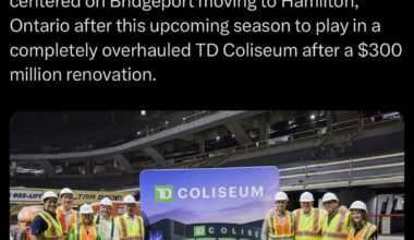 [Seravalli] Discussions have centered on Bridgeport moving to Hamilton, Ontario next year