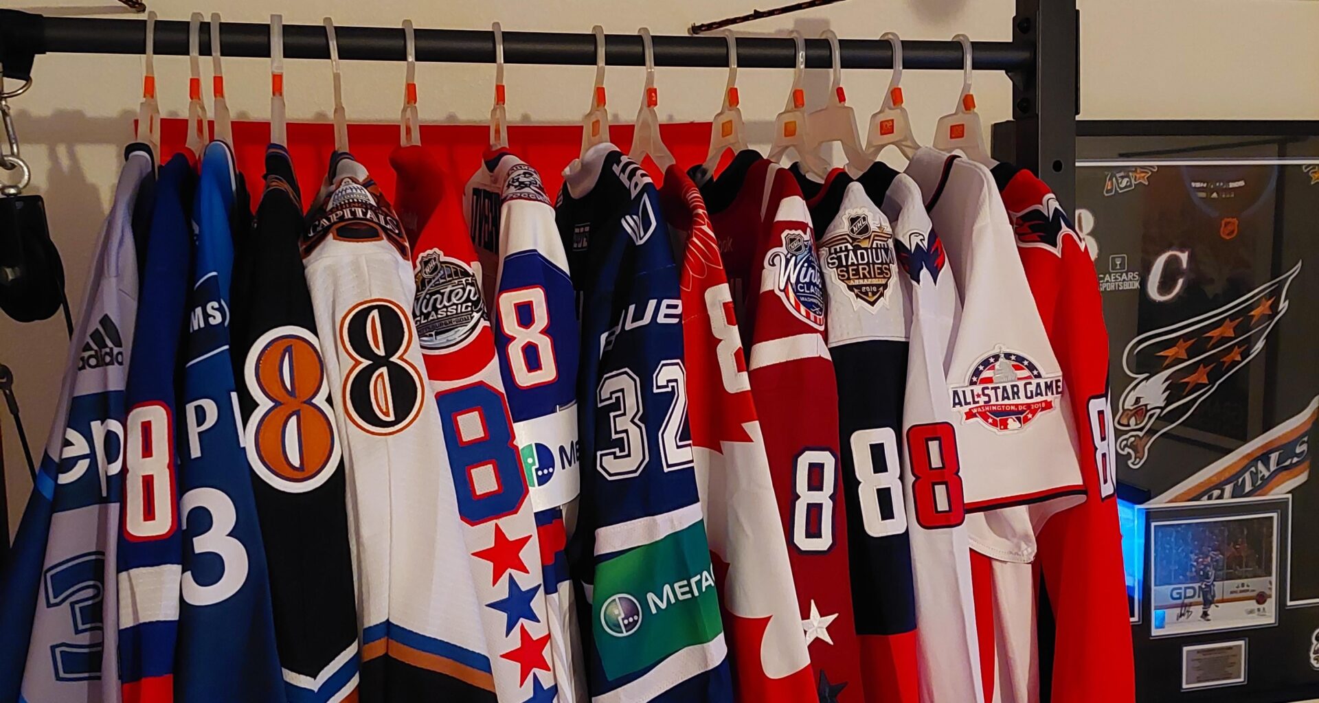 Ovechkin jersey collection!