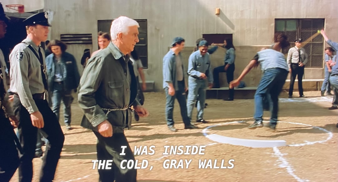 Couple of gems from the 1994 movie The Naked Gun - 33 1/3. <Swipe through, 8 pics>