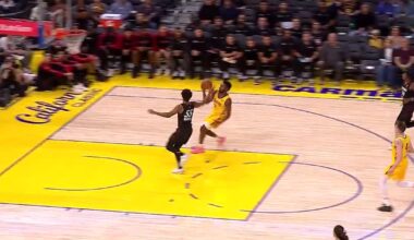 [Highlight] Bronny steals the ball and flies for the monster dunk!