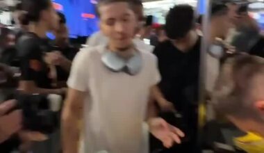 [NBA] Young fan gets gifted a pair of Luka 4s and says he's gonna drop 30 in them.  Luka’s response: “That’s it, 30?”