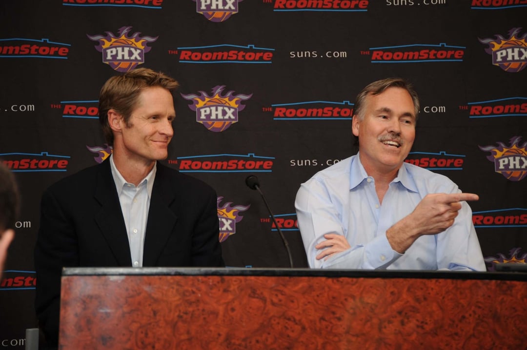 I've never thought about how Steve Kerr fired Mike D’Antoni in Phoenix, then beat him in Houston. MDA never got his revenge