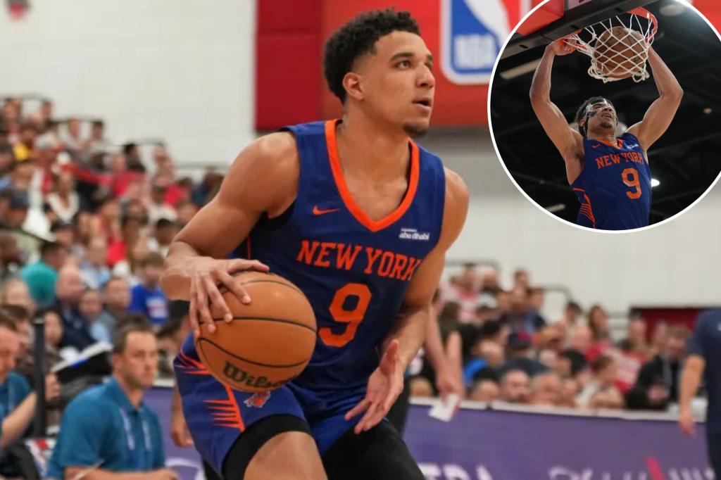 Kevin McCullar Jr. impresses with shot to make Knicks roster after lost rookie season