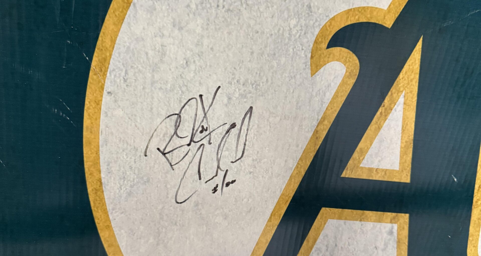 Who’s signature is this?