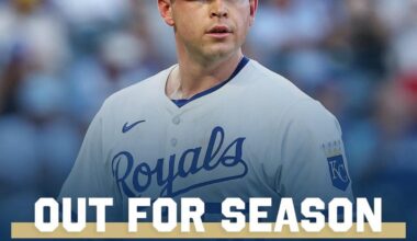 Bad news. Kris bubic is out