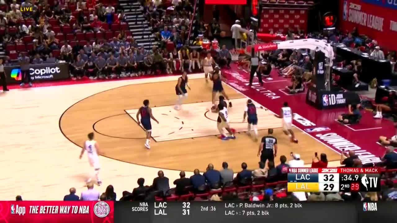 [Highlight] Bronny channels his inner Kareem with the nifty hook shot