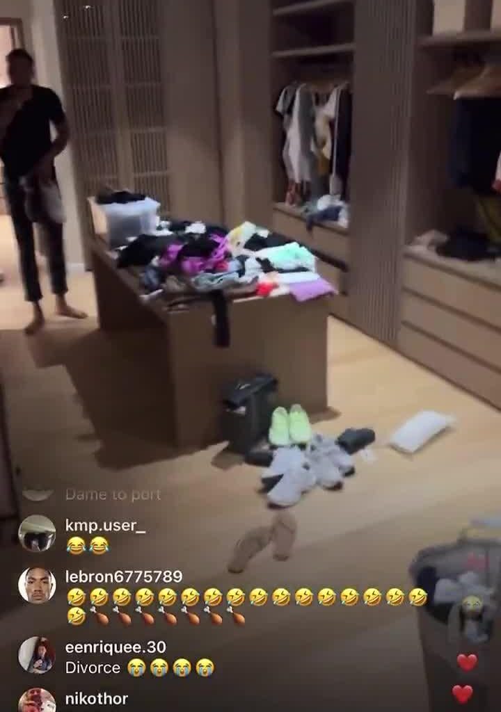 Giannis’s wife went live on his IG account to motivate him to kill a cockroach after the Dame to Portland news
