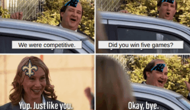 A tender NFC South moment