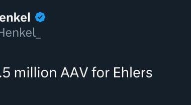 [Henkel] Six years, $8.5 million AAV for Ehlers