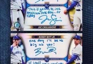 Junior & Jac clearly having a good time with the banter…