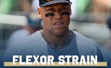 Looks like our series vs the Yankees will be sans Judge