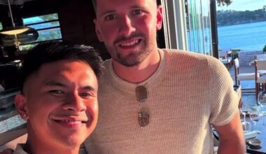 Skinny Luka spotted in Athens, Greece.