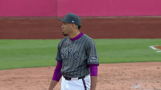 Díaz celebrating a BRILLIANT series win against the Yankees, per PGT request!